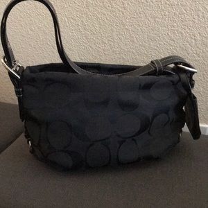 Coach Black Hobo Style Bag